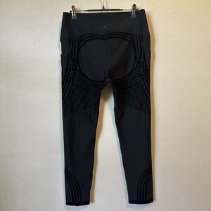 Fanka Body Sculpt 7/8 Leggings Black High Compression Cropped 2XL Shape-Wear EUC